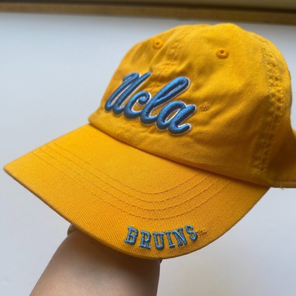 UCLA University Hat Unisex O/S Yellow/Gold Blue Bruins Captivating Cotton Cap